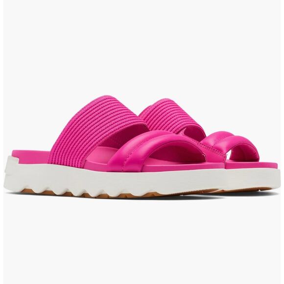 Woman's Sandals SOREL Viibe™ Slide Pink Size 10 - Picture 1 of 12